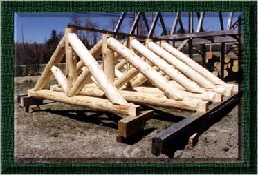 Northern Timberhouse - Pic of Trusses